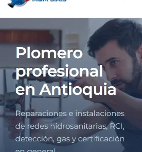 web de plomeros movil